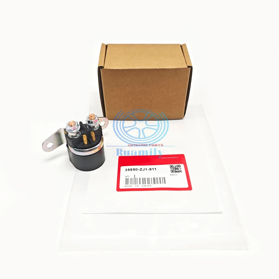 Starter Relay 35850ZJ1-811 35850 ZJ1 811 OEM For 2002-08 Honda VTX1800 Solenoid Foto 1 de 4