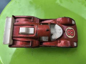 Vtg Tootsietoy Diecast & Plastic Red #8 Ferrari Race Car USA Vehicle Toy Racer  - Picture 1 of 4