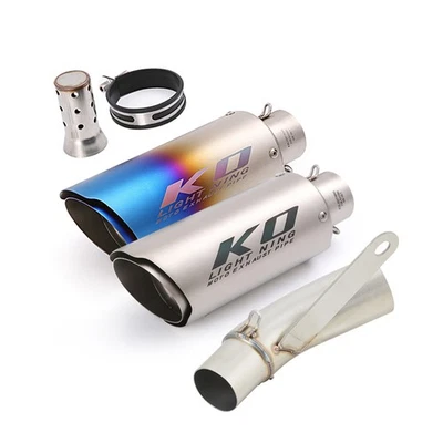 Slip für Qjmotor QJ800GS-G SRK800RR Auspuff Mittelrohr schwarz Rohr Schalldämpfer - Bild 1 von 4