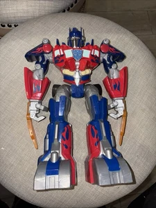 2009, Hasbro, Large, 11in Blue and Red Robot-Transformer - Picture 1 of 1