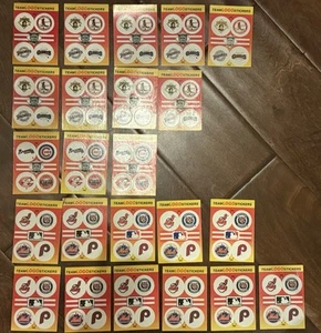 Fleer Team Logo Sticker Lot - 76 Cards - Vintage - Picture 1 of 3