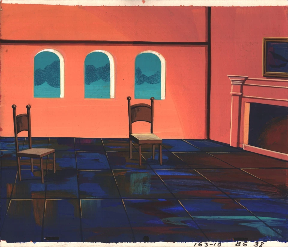 Super Globetrotters Production Animation Background Hanna Barbera 1979 A-38 - Image 1 of 1