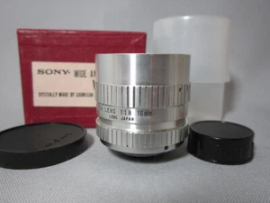 SONY COSMICAR SCHARFES OBJEKTIV 1,8/16 mm C-HALTERUNG! GOPRO Raspberry Pi KAMERA CCTV - Bild 1 von 13