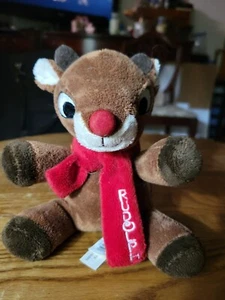 Rudolph das Rentier mit der roten Nase Plüschtier 7 Zoll Dan Dee Stofftier Spielzeug - Bild 1 von 11