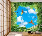 3D Animal Cute Parrot G3696 Wallpaper Wall Murals Removable Self-Adhesive Erin