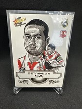 2008 Select NRL Champions - Sketch Cards #SK28 - Setaimata Sa - Sydney Roosters