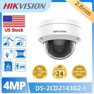 4MP Dome Home Security Smart AI ip Poe camera hikvision DS-2CD2143G2-I 2.8mm - Picture 1 of 13