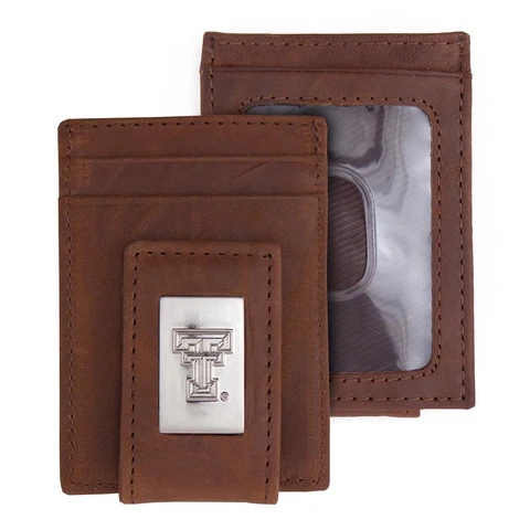 Texas Tech University Wallet Front Pocket Leather Wallet Cover