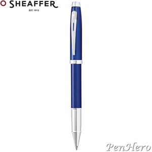 Sheaffer 100 Glossy Blue Lacquer Rollerball Pen 9339-1 - Picture 1 of 4
