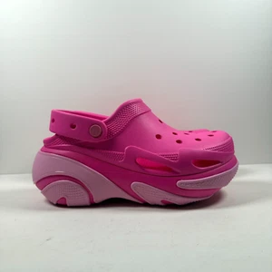 CROCS BUBBLE CRUSH CLOG Womens 9 PINK 210061-6TW - Picture 1 of 7