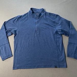 Hawke And Co Blue Performance Pullover Long Sleeve 1/4 Zip Men’s Size XL - Picture 1 of 6