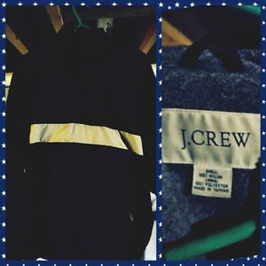 J Crew Anorak Field Mechanic Jacket Navy Inside Zip Pocket Size L Fleece Lined - Picture 1 of 1