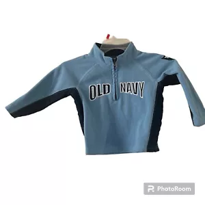 Old Navy Toddlers 1/4 Zip Pullover Blue Size 2T - Picture 1 of 8