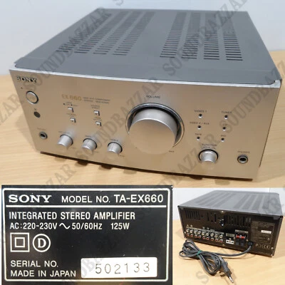 SONY TA-EX660 AMPLIFICATORE - Immagine 1 di 4