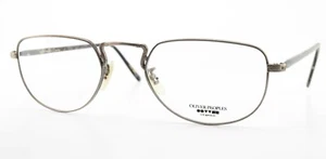 OLIVER PEOPLES Brille Mod. OP-45 A8 Vintage Gray Metal Frame Antik 1990s Japan - Picture 1 of 12