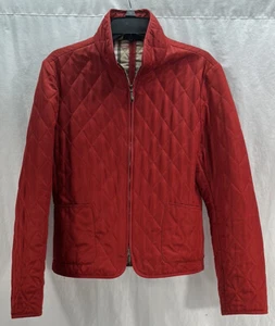Burberry Nova Check Lined Diamond Quilted Women's Jacket Medium Regular - Picture 1 of 14