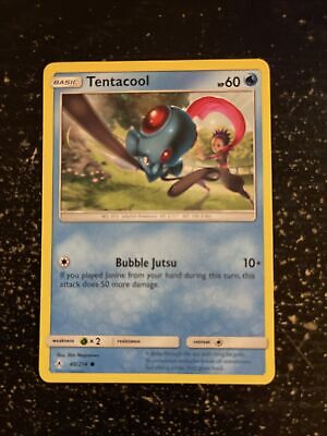 Pokemon Unbroken Bonds Tentacool Common Card 40/214 NM