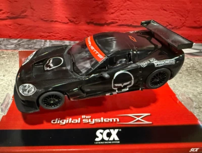 SCX 1/32 比例数字 Corvette CR6 骷髅 - 带灯 - 全新 — 第 1/4 张图片