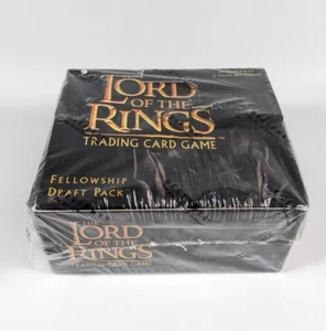 LORD OF THE RINGS TCG CCG Fellowship DRAFT PACK BOX SEALED Decipher OOP - Picture 1 of 6
