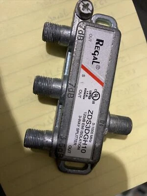 Regal ZDS3DGH10 3-Way Splitter *FREE SHIPPING* - Image 1 of 4