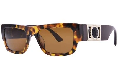 Versace VE4416U 511963 Sunglasses Men's Havana/Dark Bronze Rectangle Shape 53mm - Image 1 of 4