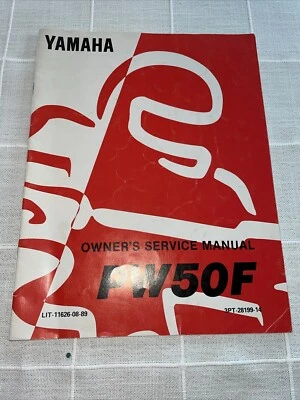 Yamaha PW50F 1993 o 1994 manual de servicio del propietario. Foto 1 de 3