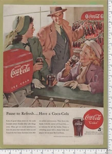 Magazine Ad for Coca-Cola (1948) Saturday Evening Post - Picture 1 of 1