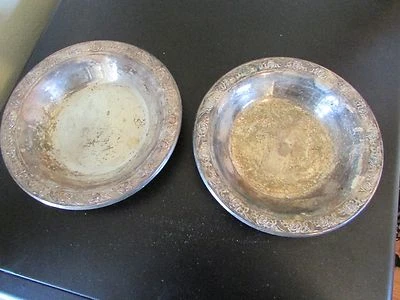 2 Reed & Barton 银盘经典玫瑰设计 Bon Bon/ 糖果碗 — 第 1/4 张图片