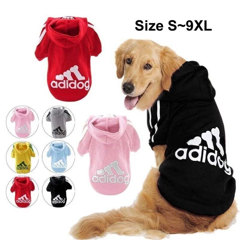Sudadera con capucha de invierno para perro, suéteres cálidos Adidog (tallas pequeñas, revisa la tabla Foto 1 de 4
