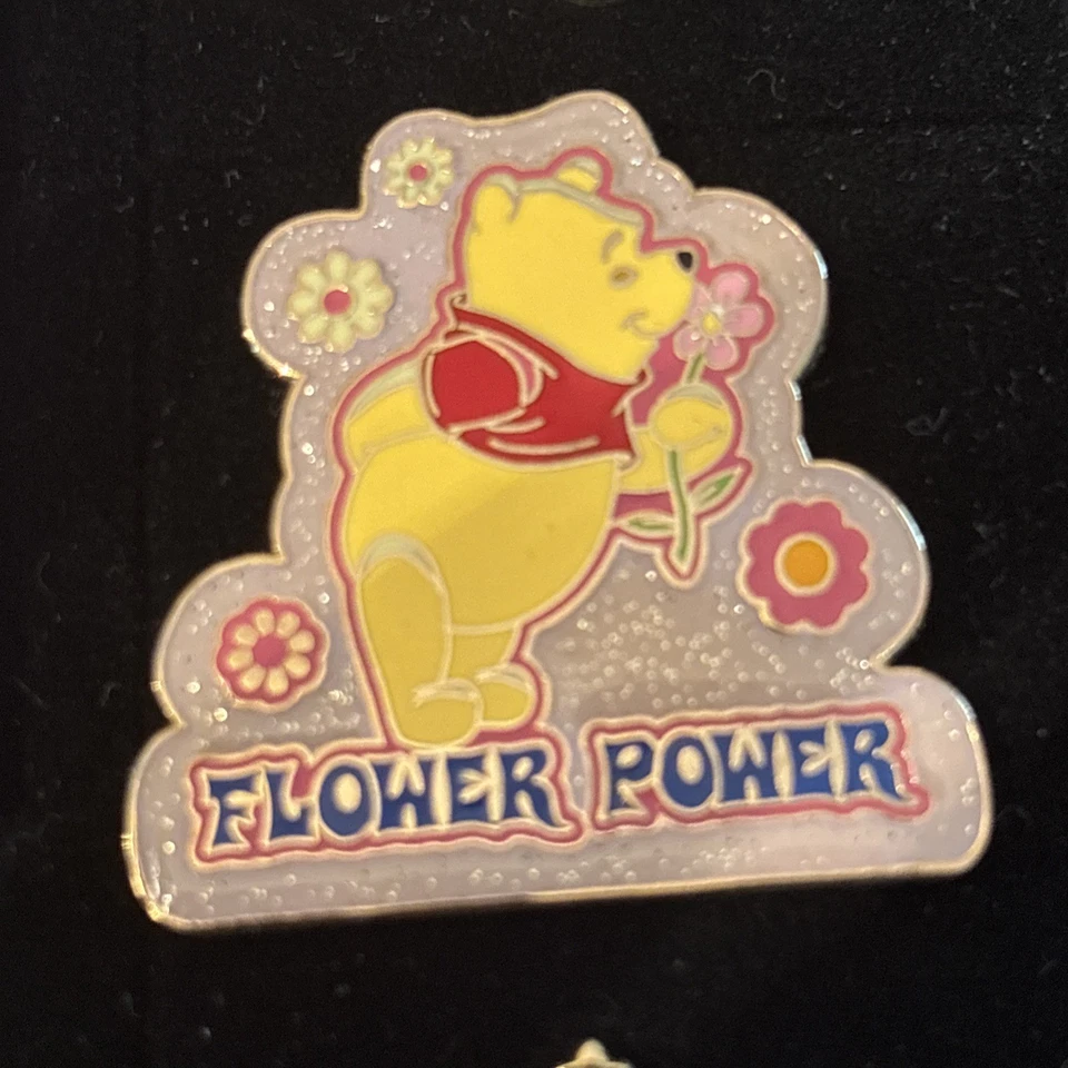 Winnie the Pooh Flower Power Pin - Image 1 of 1