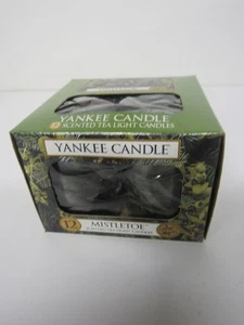 Yankee Candle Mistletoe Confezione da 12 Candele Tea Light Spedizione Gratuita - Foto 1 di 3
