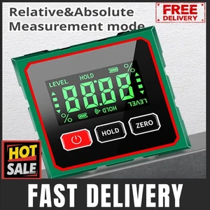 Magnetic Digital Angle Finder – Electronic Protractor & Inclinometer with Laser - Picture 1 of 20