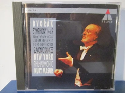 Dvorak: Symphony No. 9 Slavonic Dances - Masur - CD - MINT condition - 25-3780 - Image 1 of 3