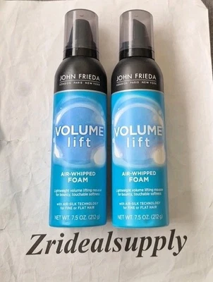 Paquete de 2 espuma batida al aire John Frieda Volume Lift para cabello fino o plano de 7,5 oz Foto 1 de 4