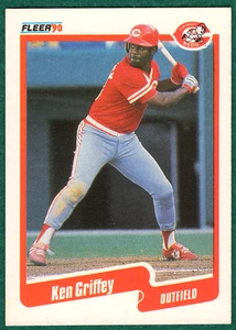 Ken Griffey - 1990 Fleer #420 - Cincinnati Reds Baseballkarte - Bild 1 von 2
