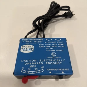 Life Like Hobby Transformer 08615 Model Train Power Supply DC Works Free Ship - Picture 1 of 5