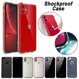 Funda para Apple iPhone 11 Pro XS Max X/XR 8 Plus 7 6 5 Funda Gel Transparente Antigolpes - Imagen 1 de 21