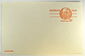 US POSTAL CARD SCOTT #UX74 JOHN HANCOCK 10C MNH, 1978 - Picture 1 of 2