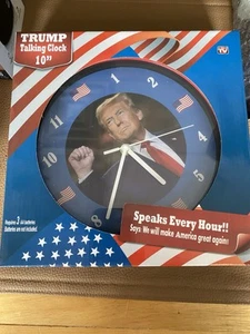 Donald Trump Talking Clock! Let's Make America Great Again! (Brand New in box) - Picture 1 of 2