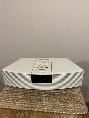 Bose Wave Radio Music System Radio Model AWR113 w/ Power Cord White Tested - Image 1 of 4