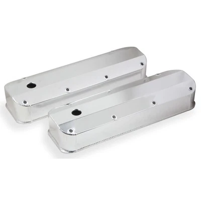Mr Gasket 6874G Fabricated Aluminum Valve Covers, BBF, Silver - Image 1 of 4