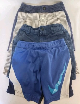 *Lot Of 4* Boys Size 4 XS Shorts Pants Gymboree Childrens Place Nike Janie Jack - Image 1 of 4