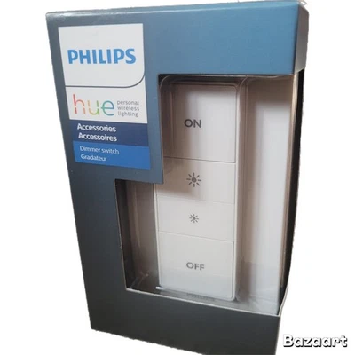 Philips Hue 473371 Smart Remote Dimmer Switch Wireless White NEW Sealed - Image 1 of 3