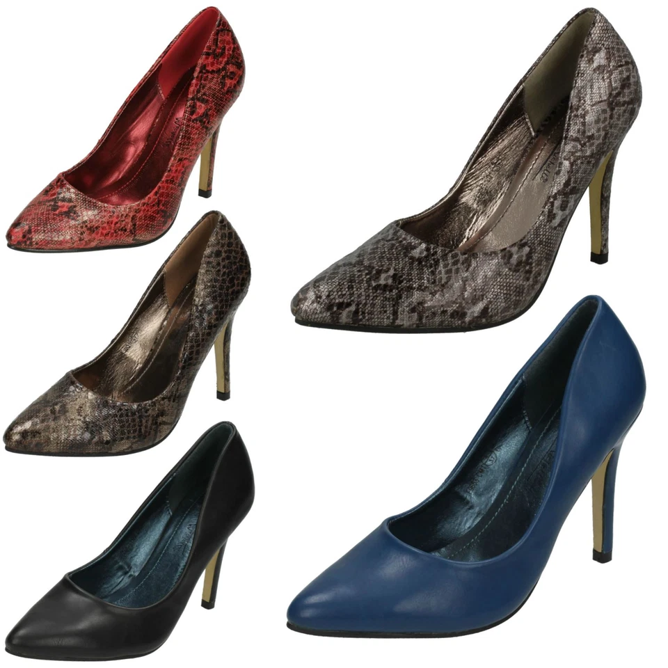 Ladies Anne Michelle Synthetic Slip On Court Shoes - Image 1 of 1