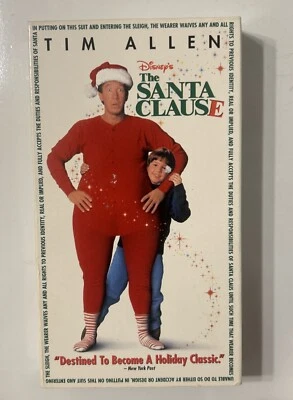 Disney's The Santa Clause Tim Allen Vhs Tape 1995 Unaltered Version Tested Works - Image 1 of 4