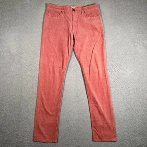 Todd Snyder Pants Mens 34x33 Pink Corduroy Slim Fit 5 Pocket Casual Preppy Logo - Picture 1 of 14