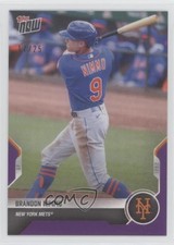 2021 Topps Now Road to Opening Day Purple /25 Brandon Nimmo #OD-258