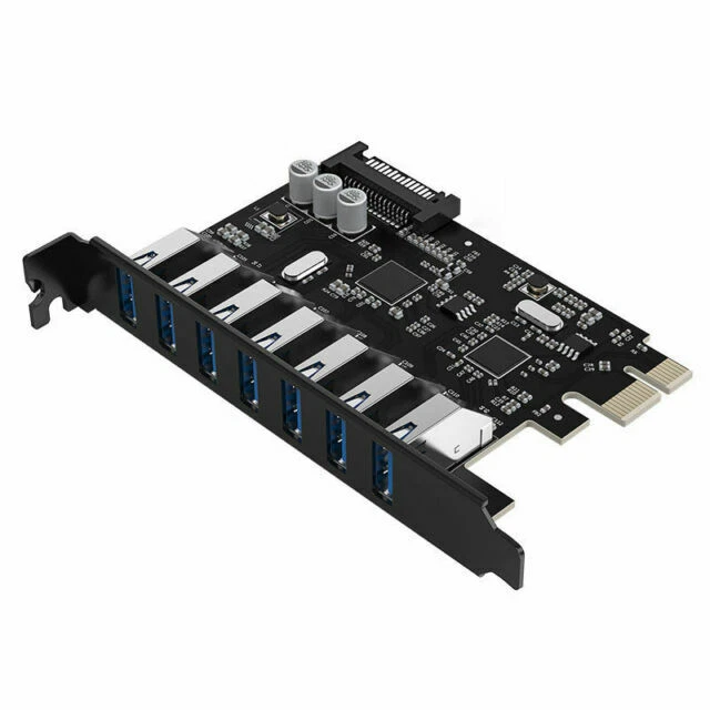 ORICO SuperSpeed 7 Ports USB3.0 PCI-E Expansion Card Adapter - Image 1 of 1
