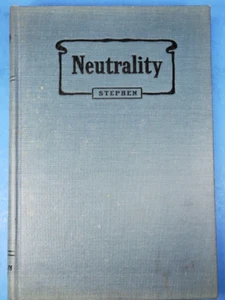 WWI Neutrality Crucifixion Of Public Opinion S. Ivor Stephen 1916 HC - Picture 1 of 13