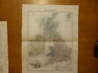 Carte Des Iles Britanniques Xix Eme Siecle Dressee Par Lacoste  52 X 39 Cm